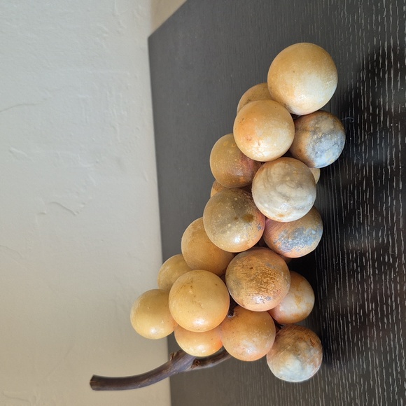 Mid Century Modern Alabaster Grapes Decor - Picture 3 of 5